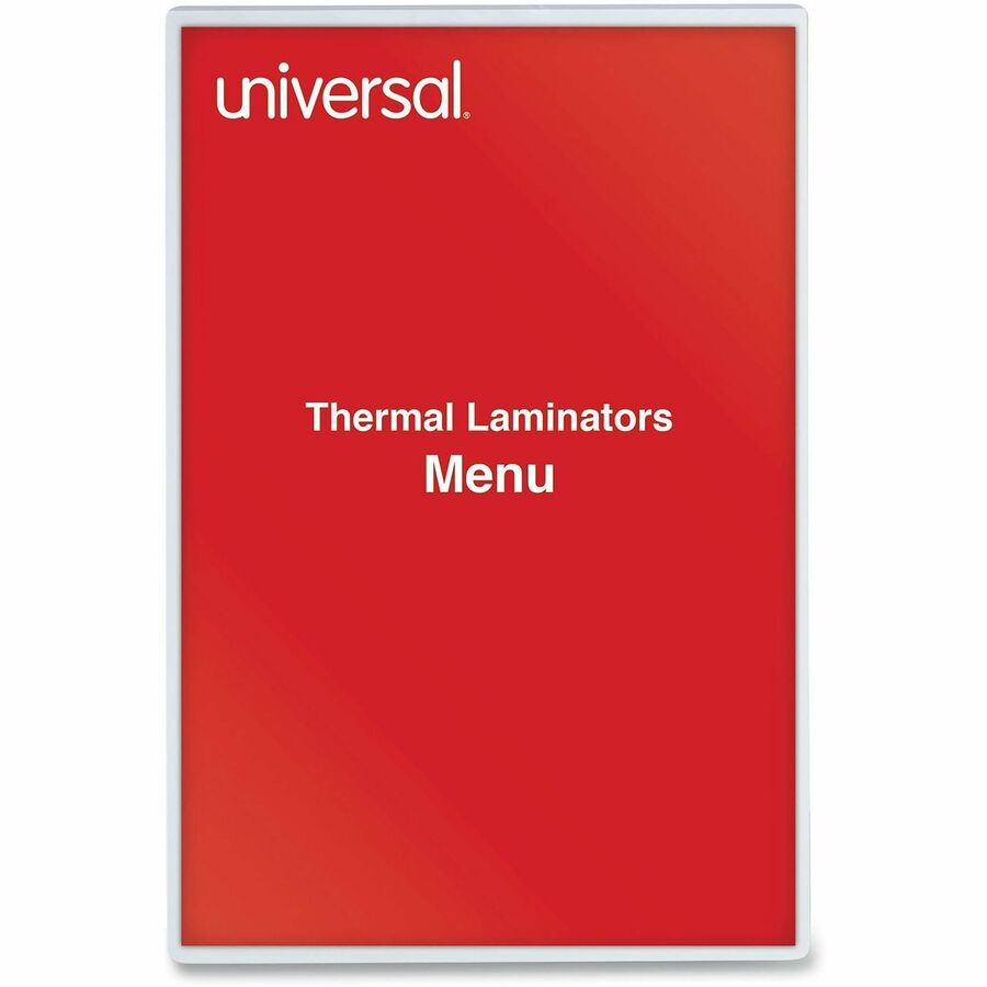Universal Laminating Pouch, 18" x 12", 3 mil, Matte, Clear, Plastic, 25/Pack