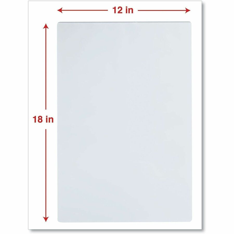 Universal Laminating Pouch, 18" x 12", 3 mil, Matte, Clear, Plastic, 25/Pack