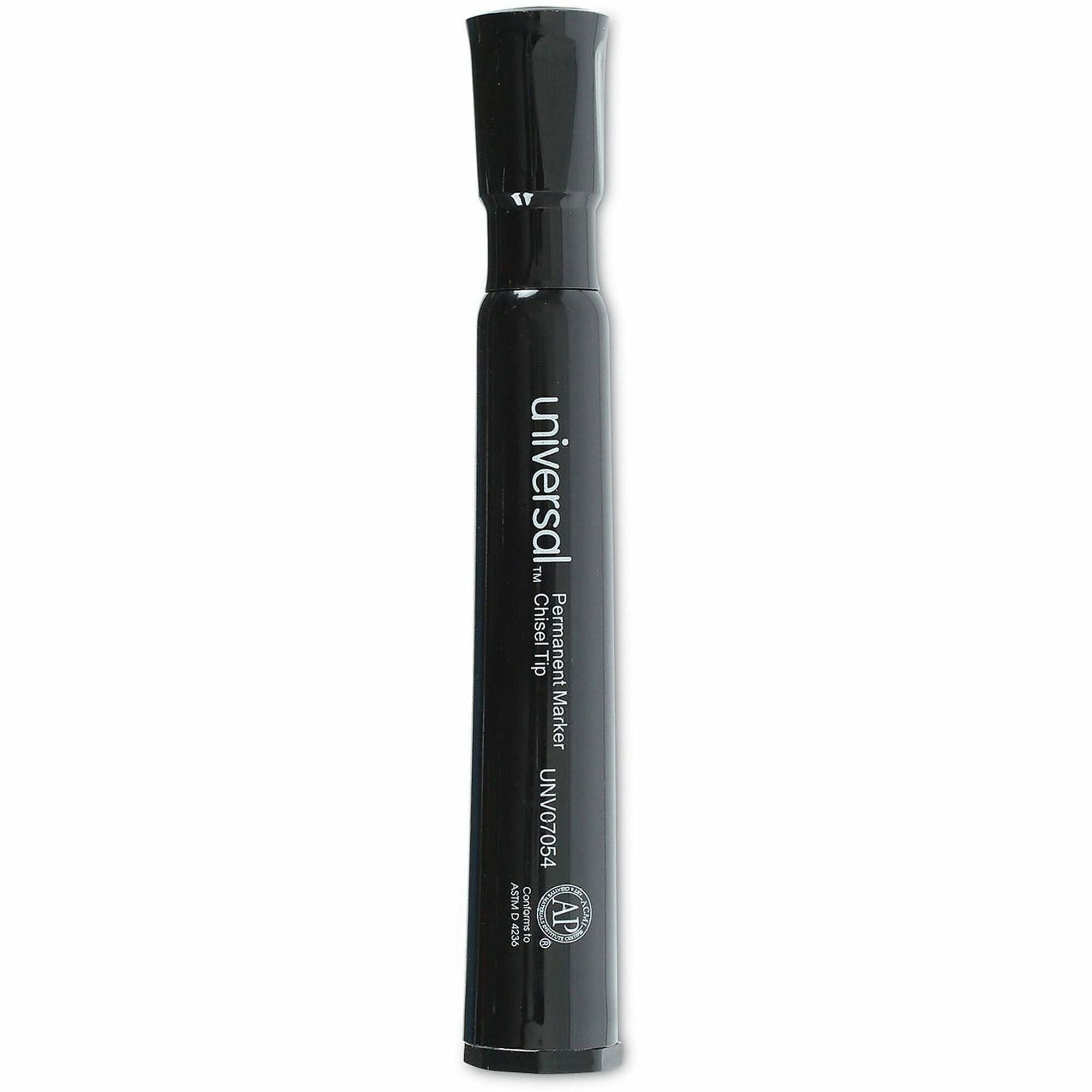 Broad Chisel Marker Point - Black Ink - General Purpose - 60 / Pack