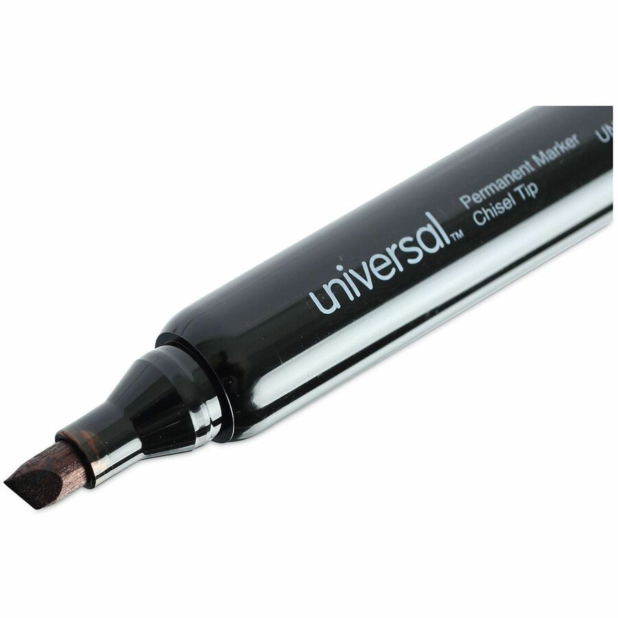 Broad Chisel Marker Point - Black Ink - General Purpose - 60 / Pack