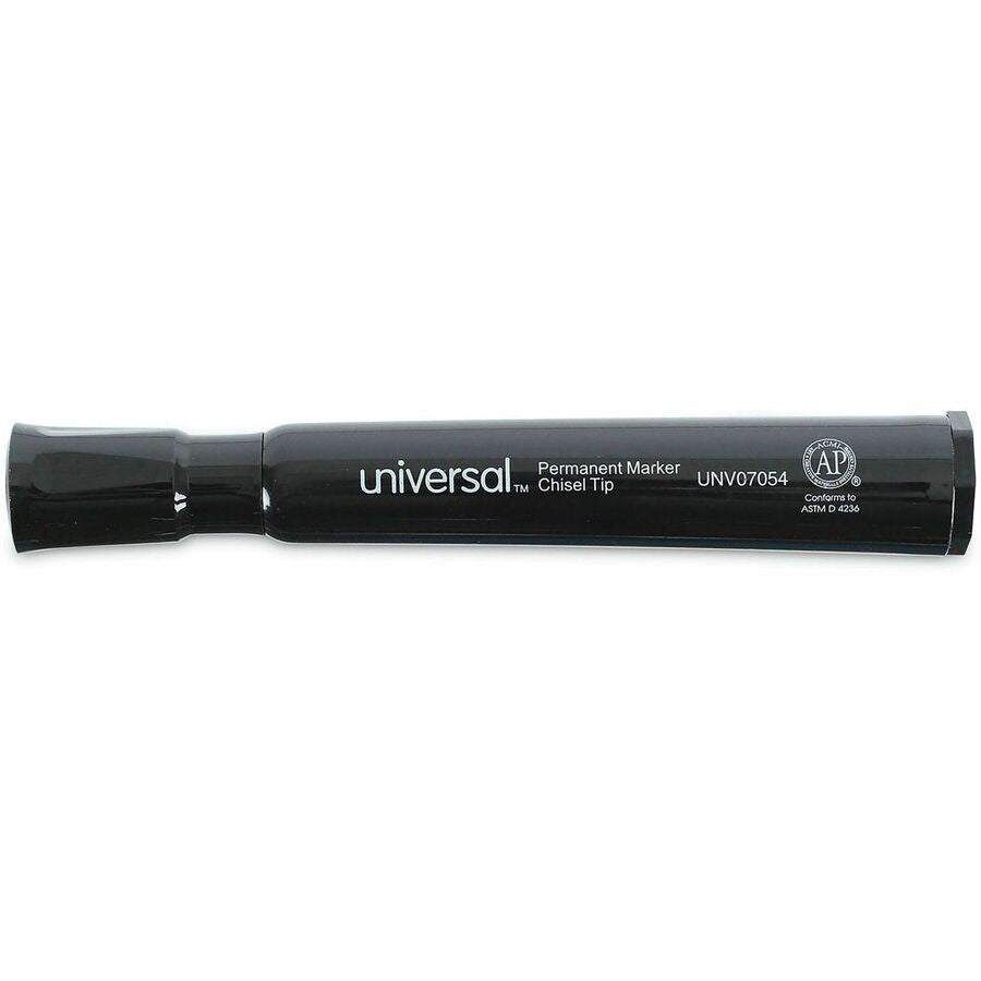 Broad Chisel Marker Point - Black Ink - General Purpose - 60 / Pack