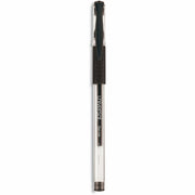 0.5 mm Fine Conical Pen Point - Black Ink - Water Based - Clear, Black Barrel - 1 Dozen