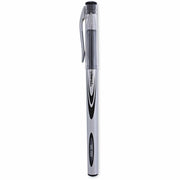 0.7 mm Medium Conical Pen Point - Black Ink - Water Based - Silver, Black Barrel - 1 Dozen