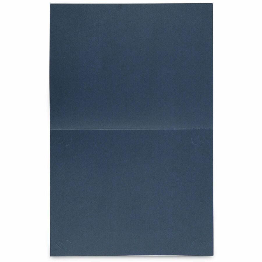 Universal Letter, A4 Certificate Holder - 8" x 10" , 8" x 10" , 8" x 10" - Paper - Navy - 6 Pack