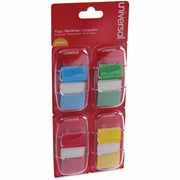 Universal Flag - 200 - 1" Flag/Note Width x 1 3/4" Flag/Note Length - Rectangle - Blue, Green, Red, Yellow - Removable, Self-stick, Pop-up, Repositionable - Dispenser Included - 200 / Pack