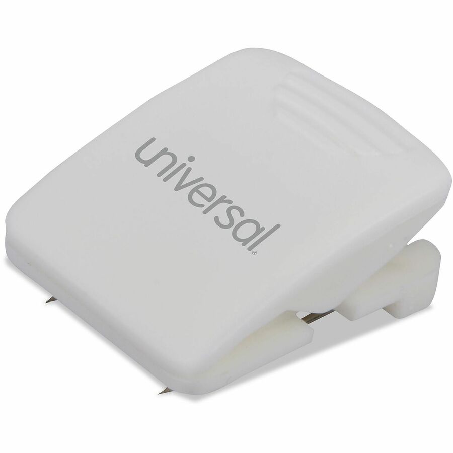 Standard - 5.3" Length x 2.8" Width - 25 Sheet Capacity - White - Plastic - 20 / Pack