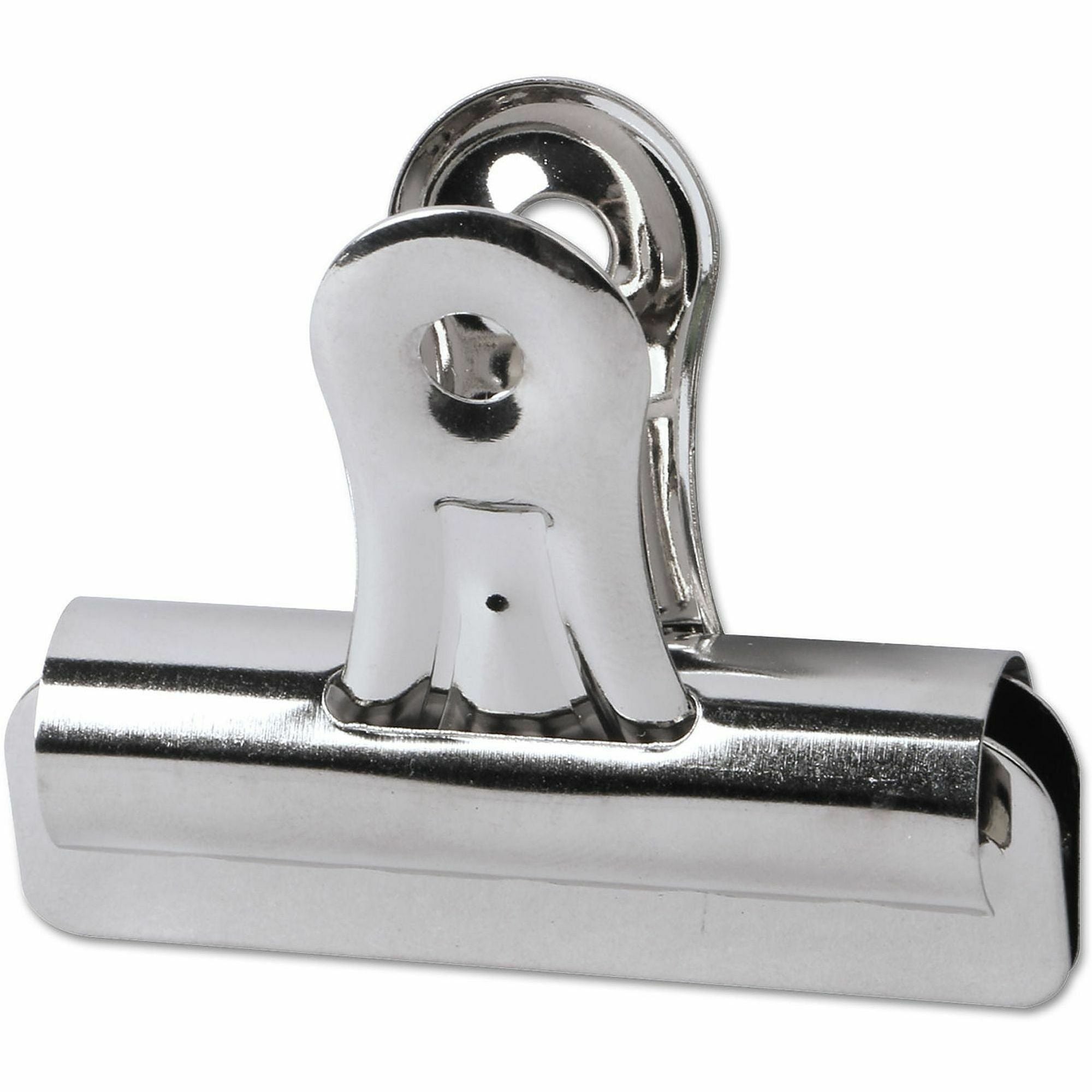 Medium - 2.3" Width - 0.50" Size Capacity - Nickel - Nickel Plated Steel - 36 / Pack