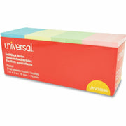 Universal Notepad - 90 Sheets - 3" x 3" Sheet Size - Assorted Pastel Paper - Paper Cover - 24 / Pack