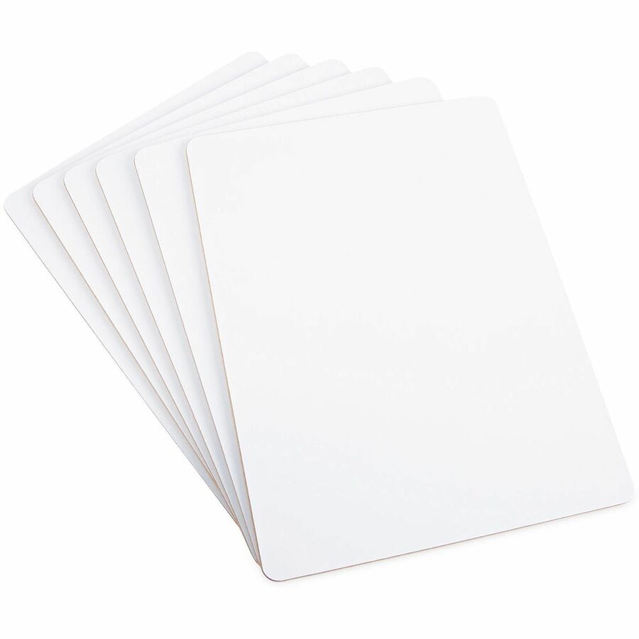11.8" (1 ft) Width x 8.8" (0.7 ft) Height - White Melamine Surface - 6 / Pack