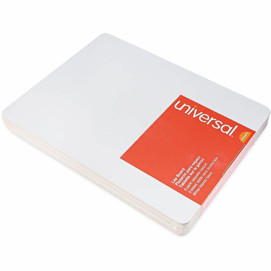 11.8" (1 ft) Width x 8.8" (0.7 ft) Height - White Melamine Surface - 6 / Pack