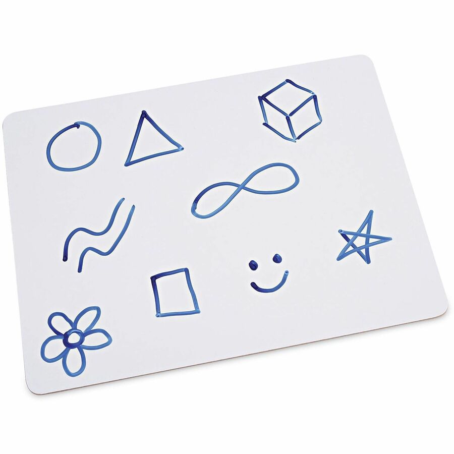 11.8" (1 ft) Width x 8.8" (0.7 ft) Height - White Melamine Surface - 6 / Pack