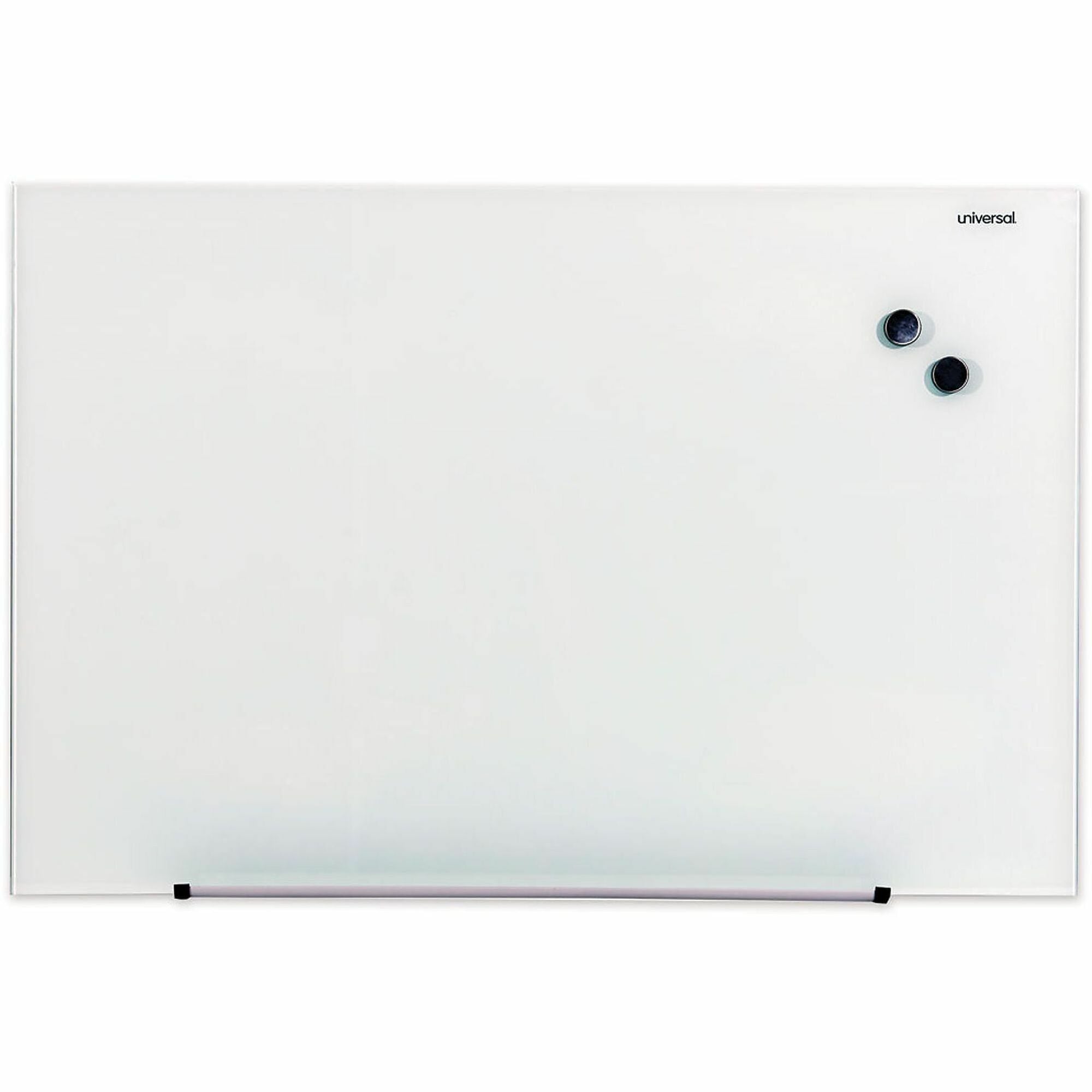 36" (3 ft) Width x 24" (2 ft) Height - Translucent Frost Tempered Glass Surface - Magnetic - 1 Each
