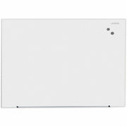 48" (4 ft) Width x 36" (3 ft) Height - White Tempered Glass Surface - Magnetic - 1 Each