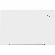 72" (6 ft) Width x 48" (4 ft) Height - White Tempered Glass Surface - Magnetic - 1 Each