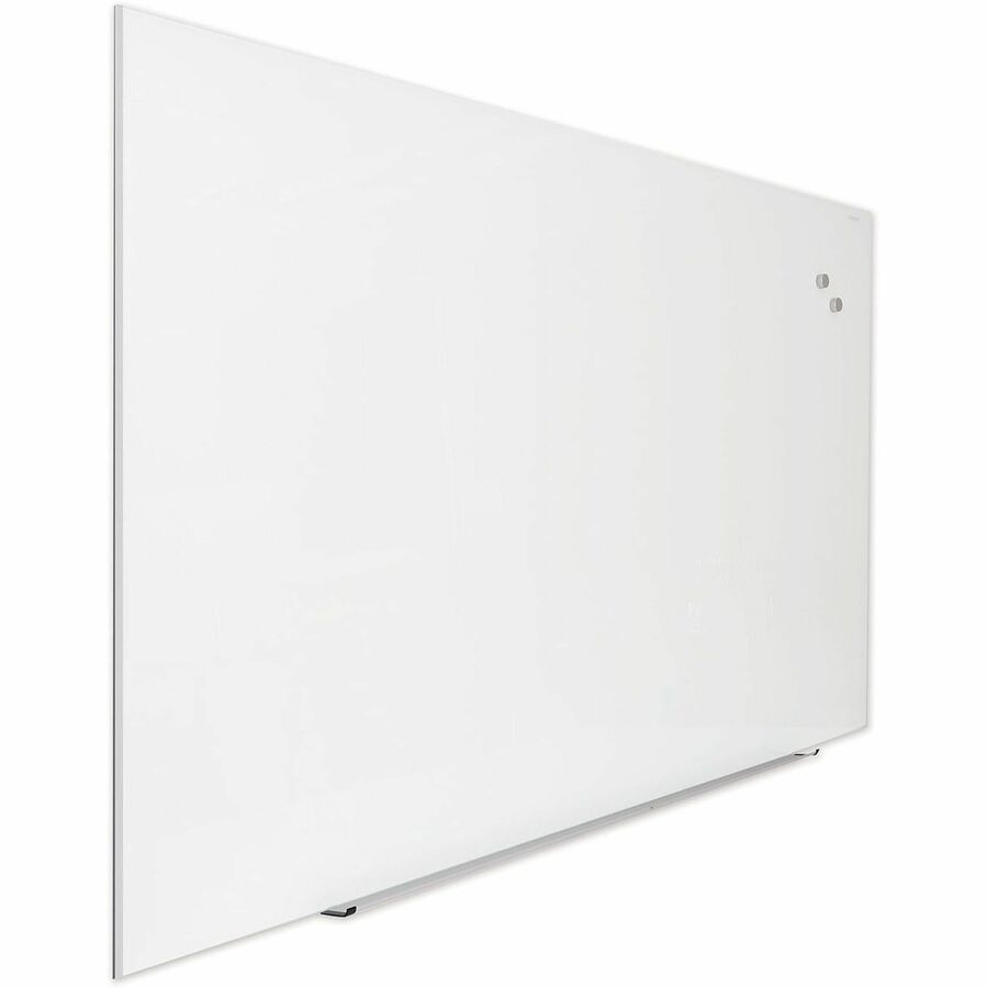 72" (6 ft) Width x 48" (4 ft) Height - White Tempered Glass Surface - Magnetic - 1 Each