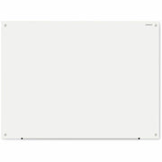 48" (4 ft) Width x 36" (3 ft) Height - White Glass Surface - 1 Each