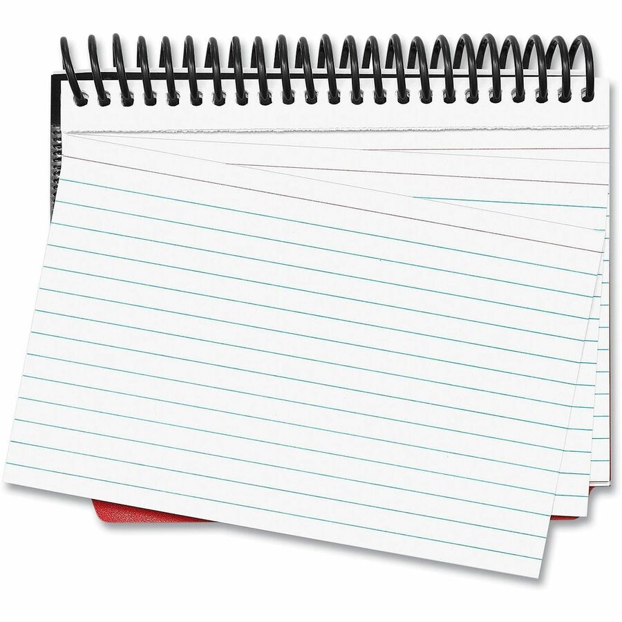 4" Width x 6" Length - White Poly Divider - Ruled - 120 / Pack