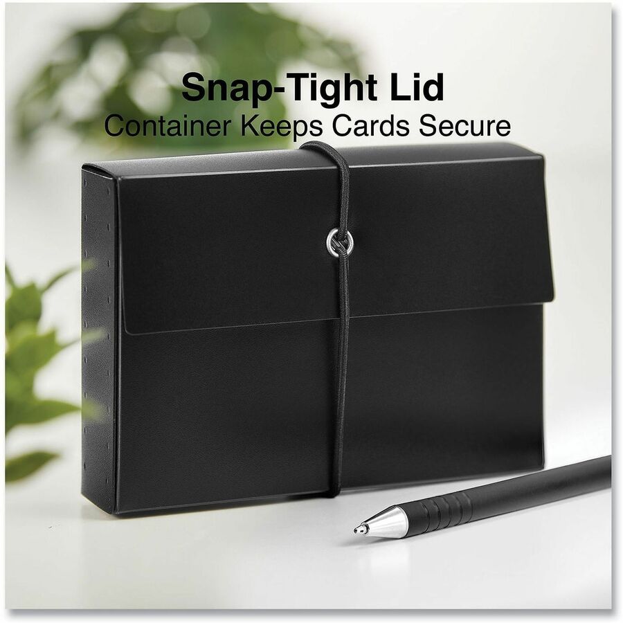 Universal Card Holder - Support 5" x 3" Media - 5" Height x 3" Width x 1.3" Depth - Plastic - Blue - Durable - 2 / Pack