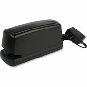 Universal Electric Stapler - Staples Upto 20 Sheet - Holds Upto 210 Staple - Full Strip - Staple Size: 0.50" - 0.50" Throat Depth - 0.50" Crown Width - Front Loading - Black - Metal, Plastic - 1 Each
