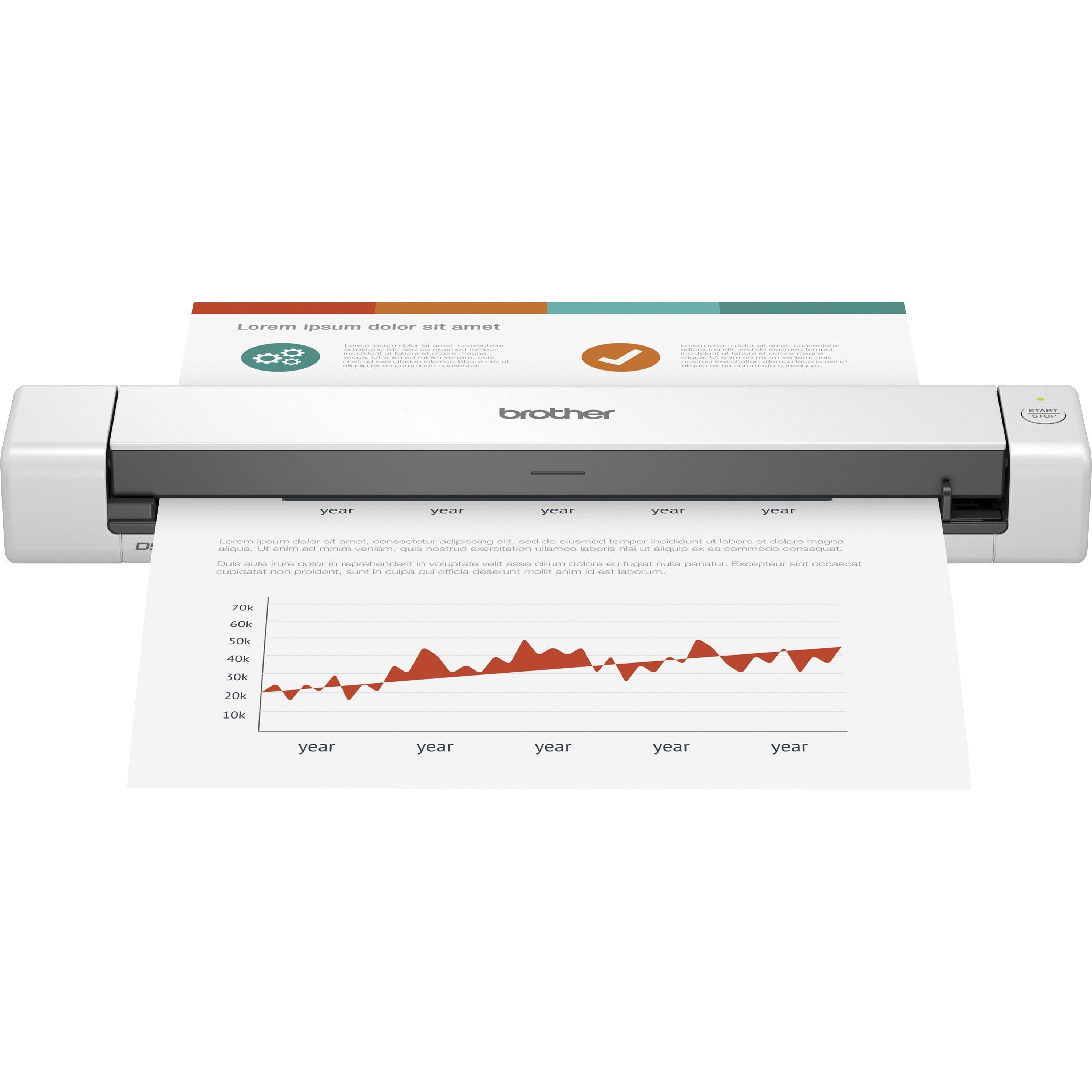 24-bit Color - 8-bit Grayscale - 16 ppm (Mono) - 16 ppm (Color) - USB