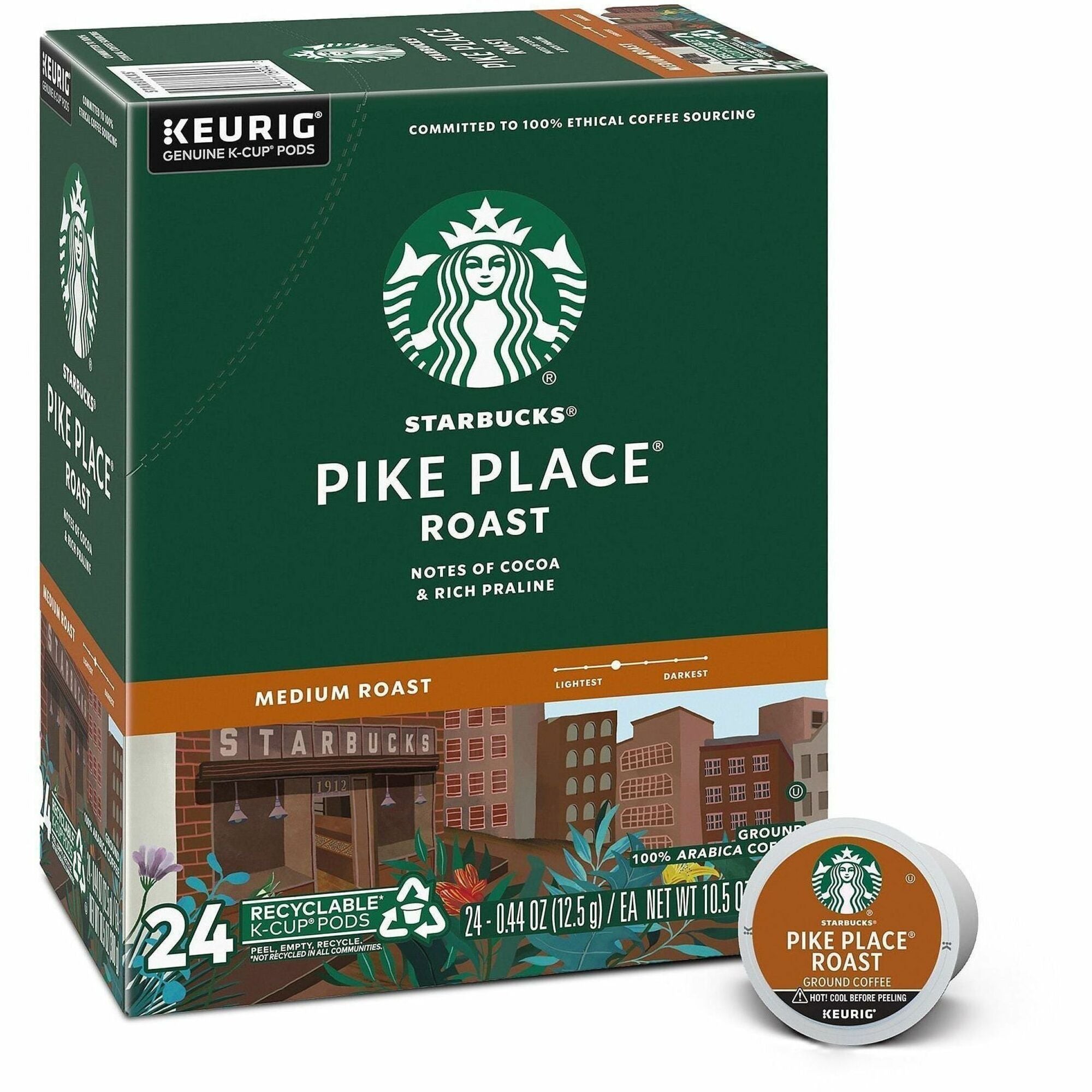 Medium - K-Cup - Pike Place Roast - 24 / Box