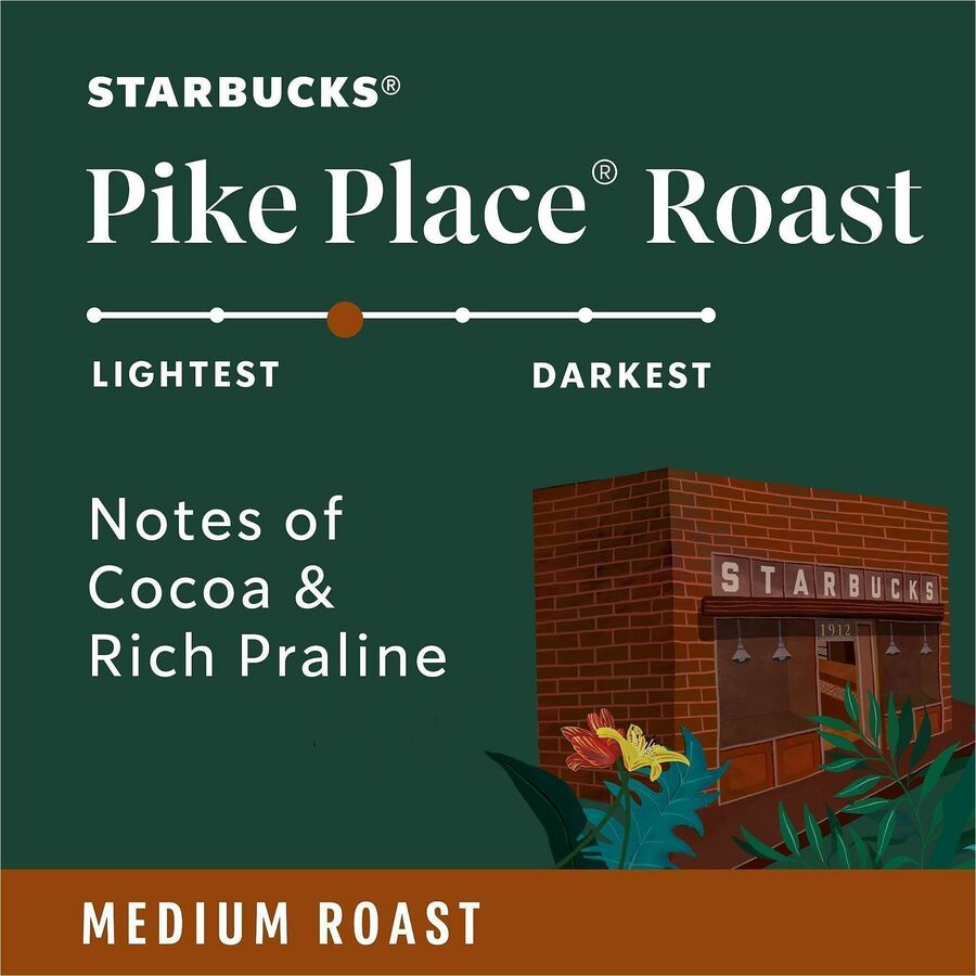 Medium - K-Cup - Pike Place Roast - 24 / Box