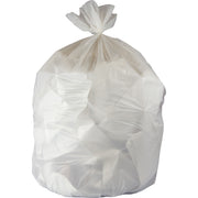 16 gal Capacity - 32" Length x 24" Width x 0.40 mil (10 Micron) Thickness - Low Density - White - Resin - Waste Disposal - 500 / Carton