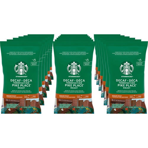 Medium - 2.5 oz Per Packet - Pike Place - Decaffeinated - 18 / Box