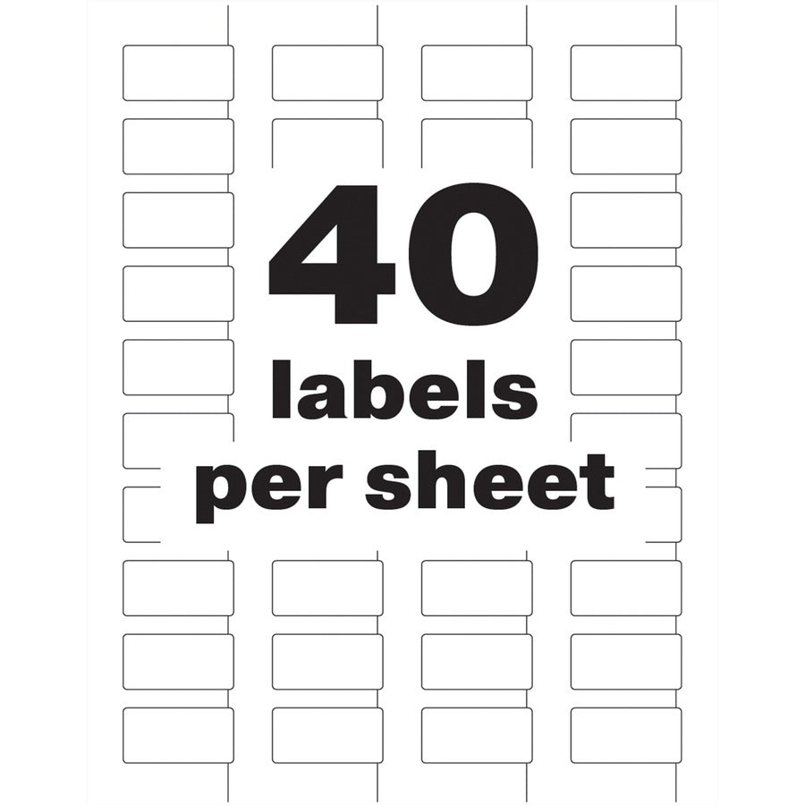Avery&reg; PermaTrack Destructible Asset Tag Labels, 3/4" x 1-1/2" , 320 Asset Tags