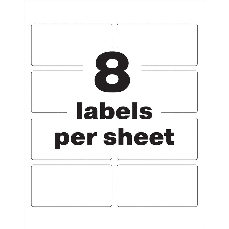 Avery&reg; PermaTrack Tamper-Evident Asset Tag Labels, 2" x 3-3/4" , 64 Asset Tags