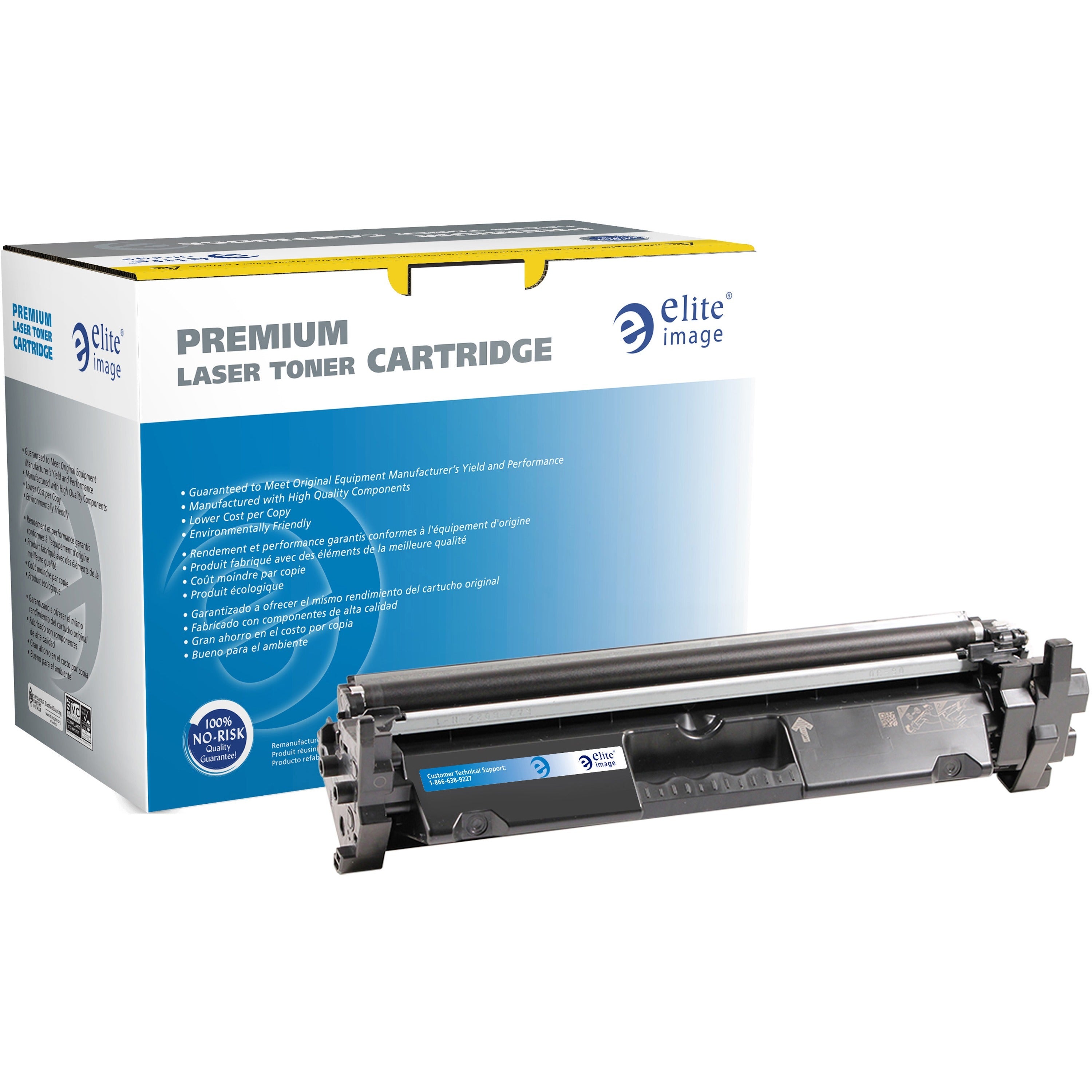 Elite Image Remanufactured Laser Toner Cartridge 17A - Black - 1 Each