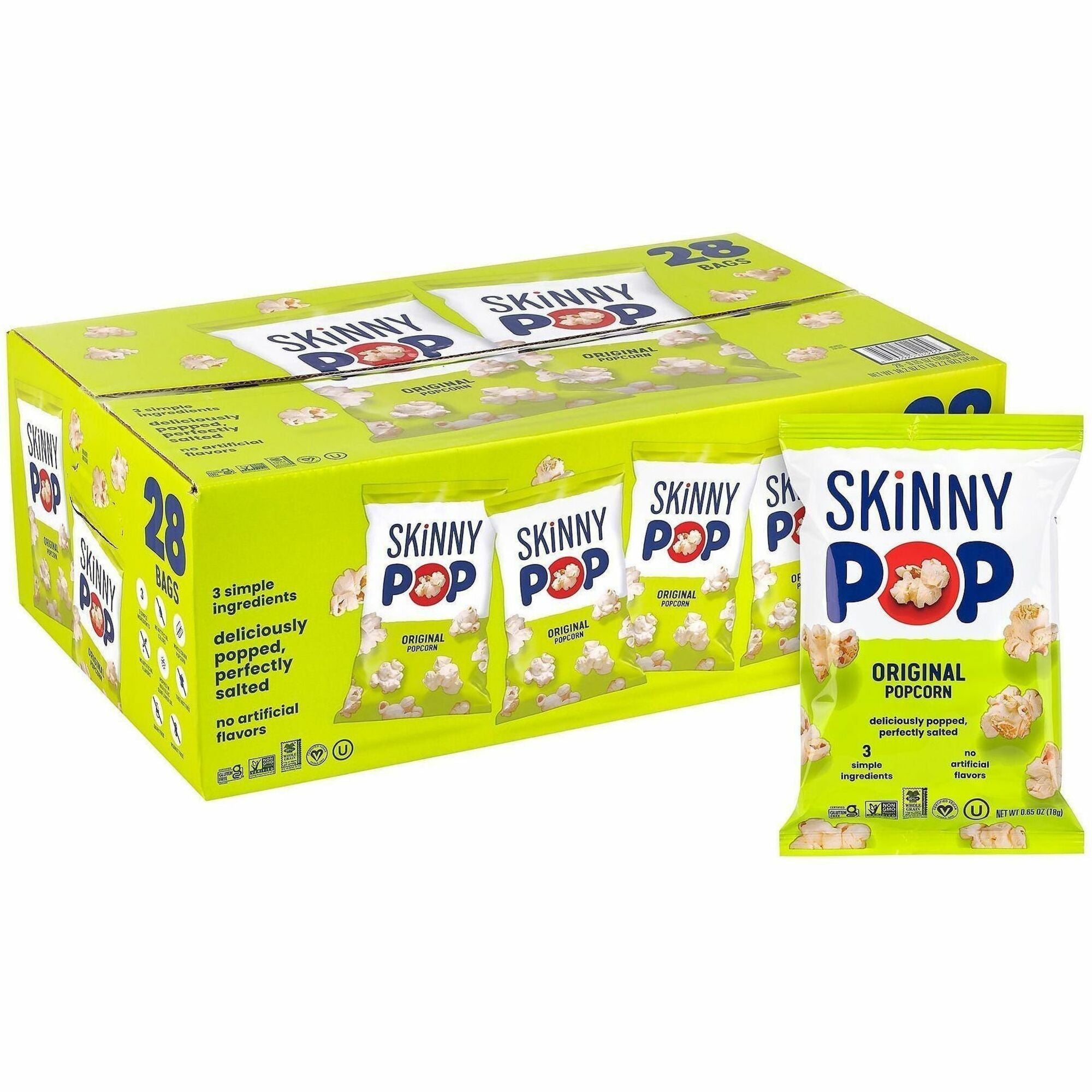 Gluten-free, Dairy-free, Peanut-free, Tree-nut Free, Preservative-free, No Artificial Flavor, Trans Fat Free - Original - 0.65 oz - 1 Carton