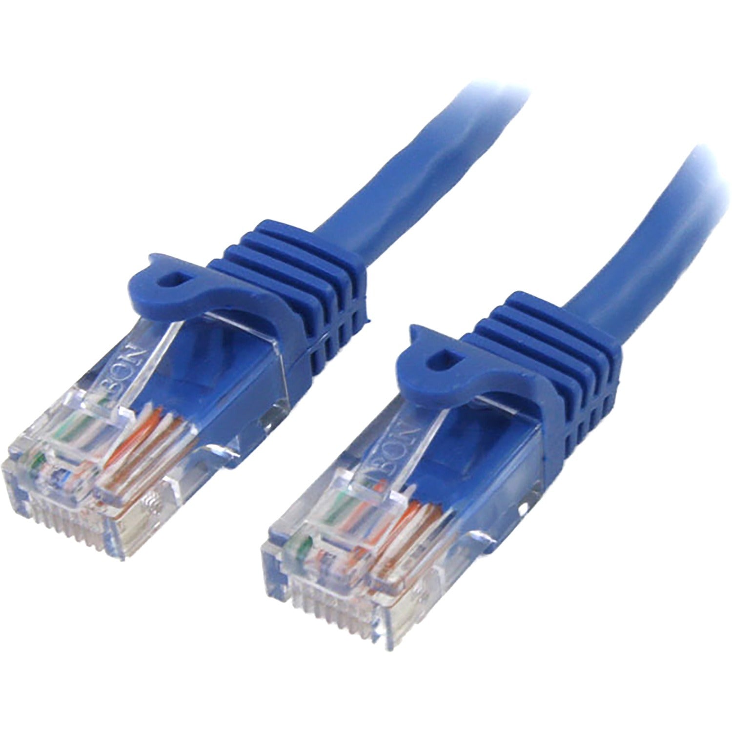 StarTech.com Cat. 5E UTP Patch Cable - 7 ft Category 5e Network Cable - First End: 1 x RJ-45 - Male - Second End: 1 x RJ-45 - Male - Patch Cable - Blue - 1 Each