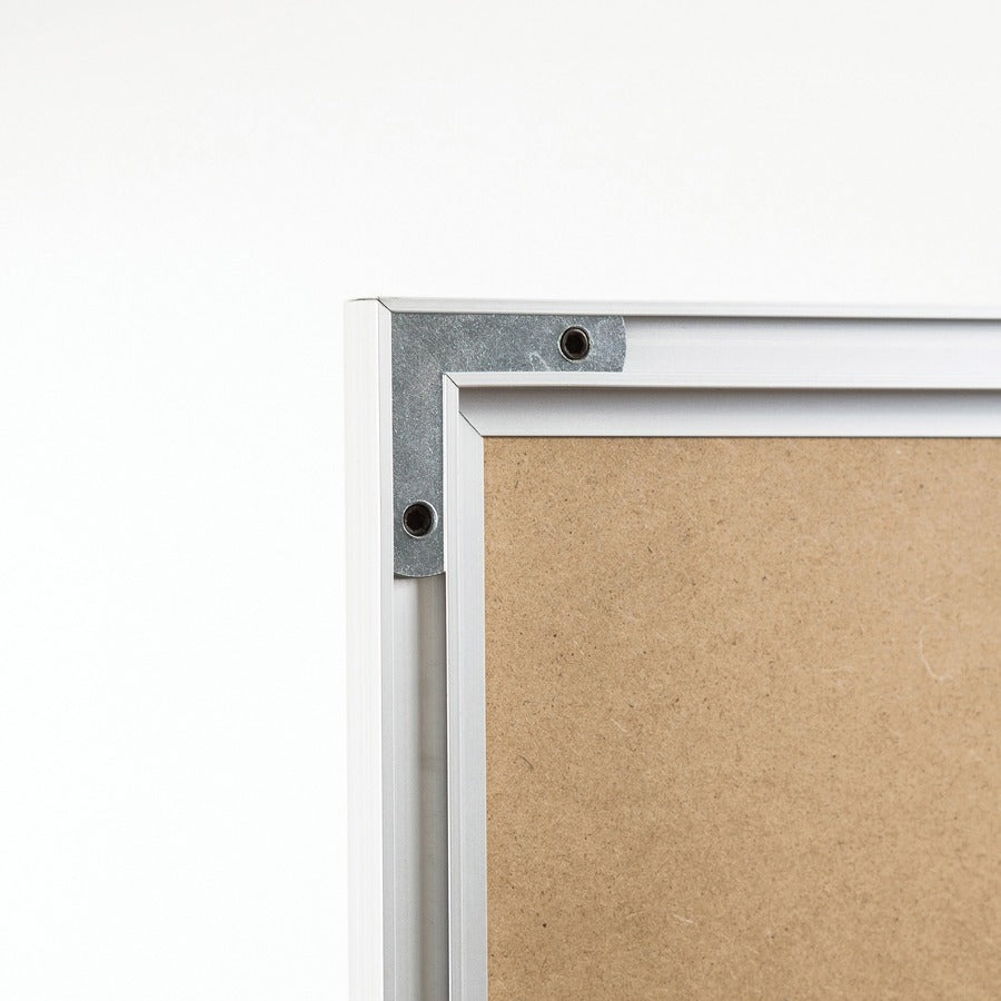 U Brands Melamine Non-Magnetic Dry-Erase Board - 48" (4 ft) Width x 36" (3 ft) Height - White Melamine Surface - Silver Aluminum Frame - Rectangle - Horizontal/Vertical - 1 Each