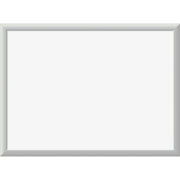 U Brands Magnetic Dry-Erase Board - 24" (2 ft) Width x 18" (1.5 ft) Height - White Painted Steel Surface - Silver Aluminum Frame - Rectangle - Horizontal/Vertical - Magnetic - 1 Each