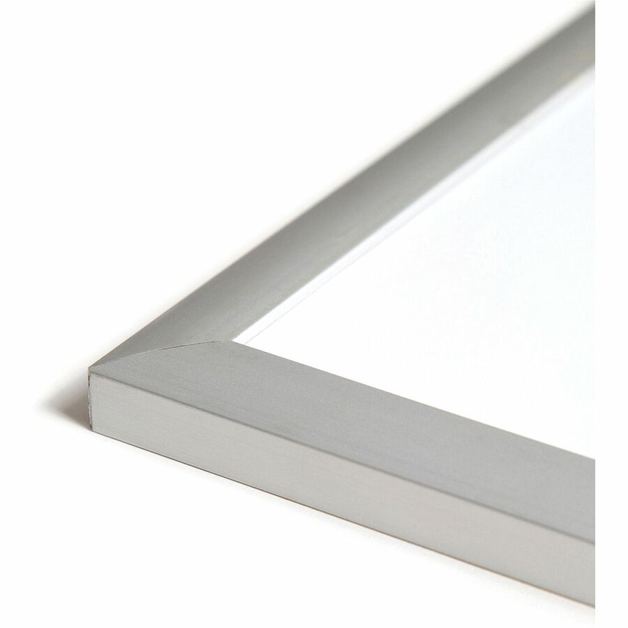 U Brands Magnetic Dry-Erase Board - 36" (3 ft) Width x 24" (2 ft) Height - White Painted Steel Surface - Silver Aluminum Frame - Rectangle - Horizontal/Vertical - Magnetic - 1 Each
