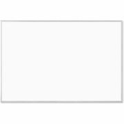 U Brands Magnetic Dry-Erase Board - 72" (6 ft) Width x 48" (4 ft) Height - White Painted Steel Surface - Silver Aluminum Frame - Rectangle - Horizontal/Vertical - Magnetic - 1 Each