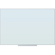 36" (3 ft) Width x 24" (2 ft) Height - Frosted White Tempered Glass Surface - Rectangle - Horizontal/Vertical - Frameless, Ghost Resistant, Stain Resistant - 1 Each