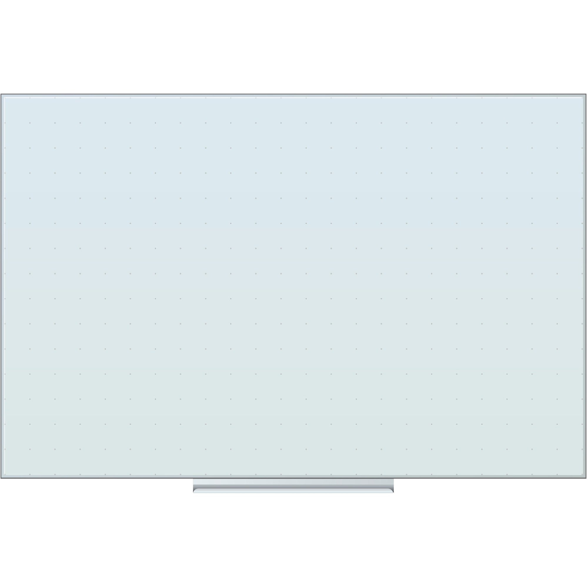 36" (3 ft) Width x 24" (2 ft) Height - Frosted White Tempered Glass Surface - Rectangle - Horizontal/Vertical - Frameless, Ghost Resistant, Stain Resistant - 1 Each