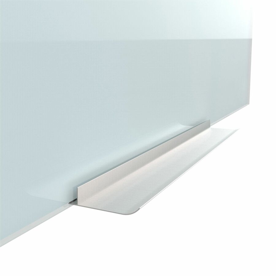 36" (3 ft) Width x 24" (2 ft) Height - Frosted White Tempered Glass Surface - Rectangle - Horizontal/Vertical - Frameless, Ghost Resistant, Stain Resistant - 1 Each