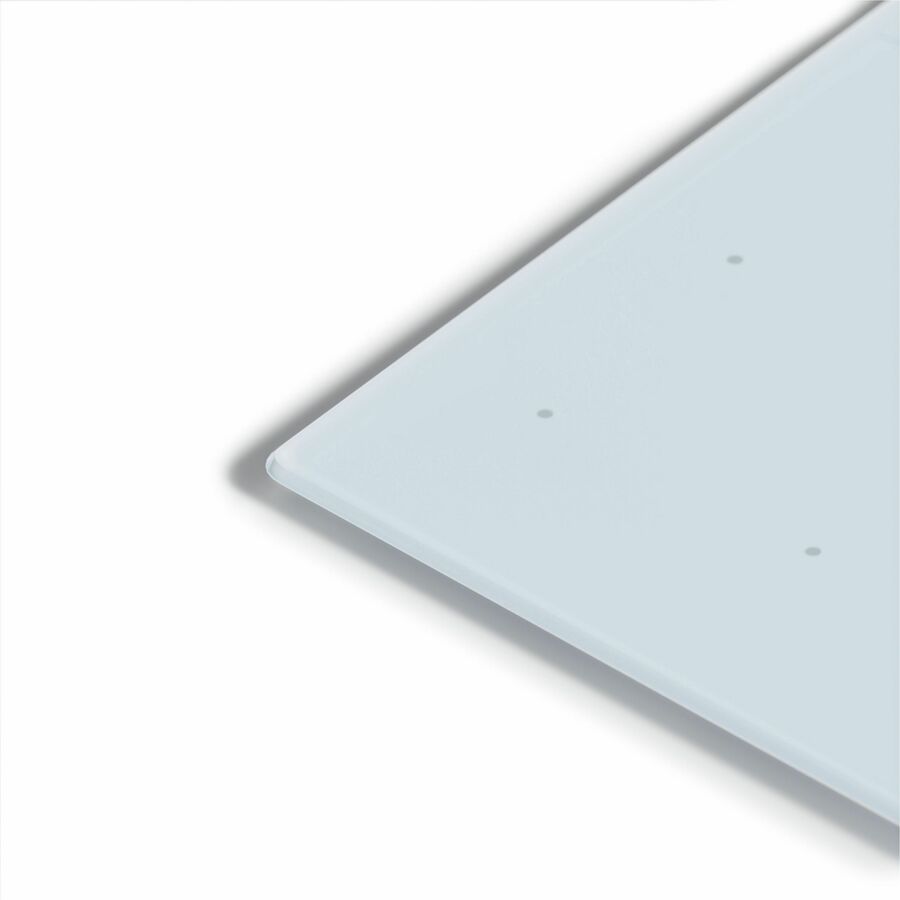 36" (3 ft) Width x 24" (2 ft) Height - Frosted White Tempered Glass Surface - Rectangle - Horizontal/Vertical - Frameless, Ghost Resistant, Stain Resistant - 1 Each