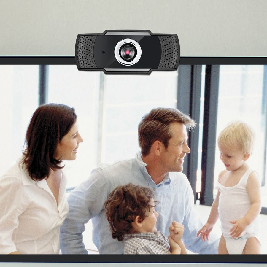 1920 x 1080 Video - CMOS Sensor - Manual Focus - Microphone - For Computer, Notebook, Smart TV