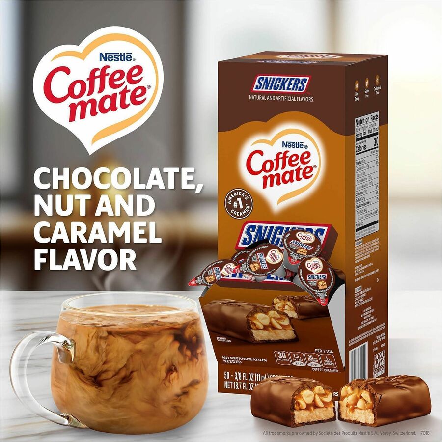 Coffee mate Snickers Nondairy Liquid Creamer Singles