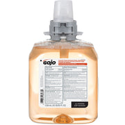 Gojo&reg; FMX-12 Refill Foam Antibacterial Handwash - Fresh Fruit Scent - 1.32 quart - Bacteria Remover - Hand - Antibacterial - Amber - Triclosan-free - 1 Each