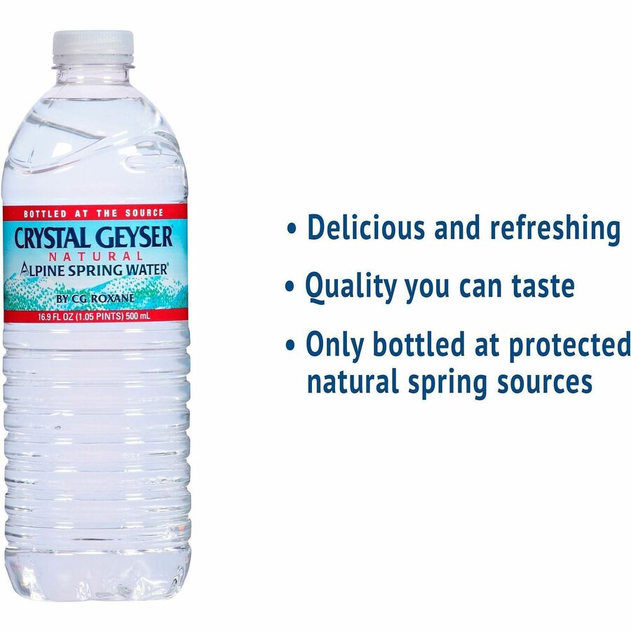 Crystal Geyser Natural Alpine Spring Water - 16.90 fl oz - Clear
