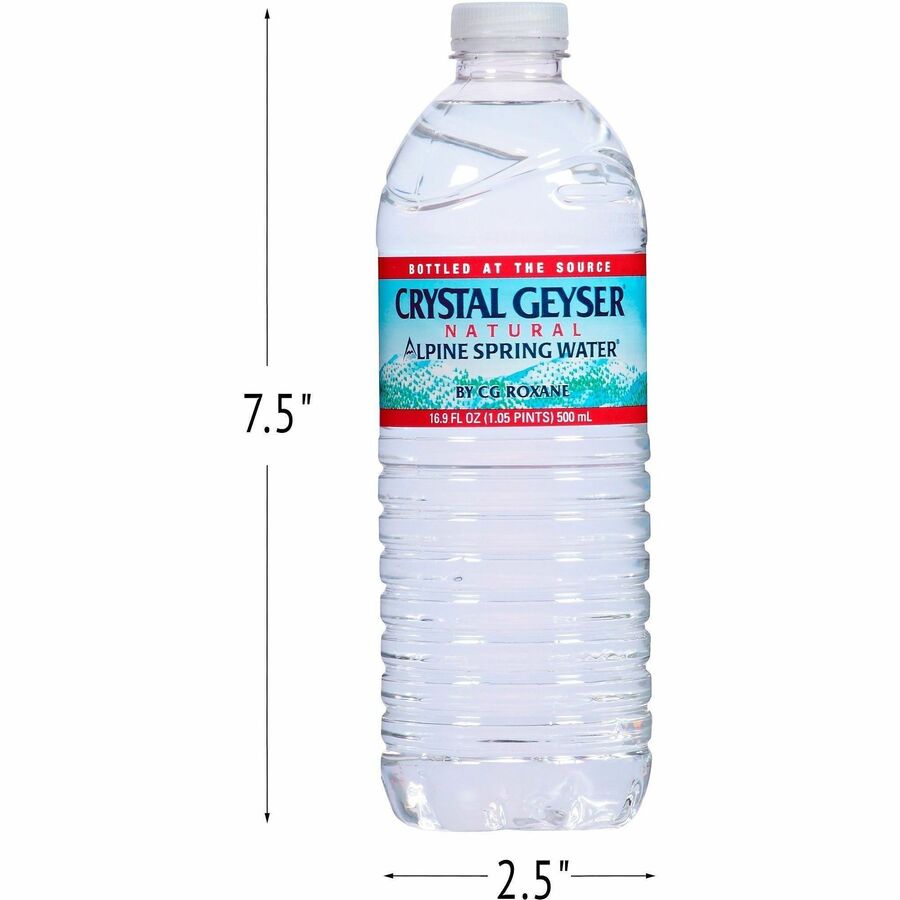 Crystal Geyser Natural Alpine Spring Water - 16.90 fl oz - Clear