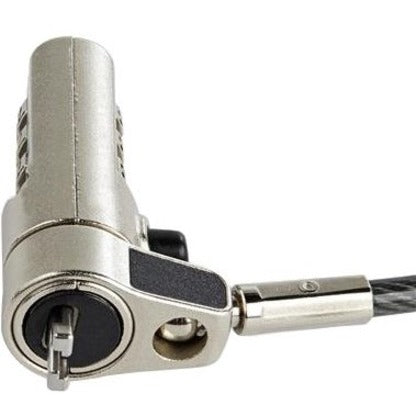 StarTech.com 2 m (6.6 ft.) Laptop Cable Lock - Nano-slot - Customizable Combination