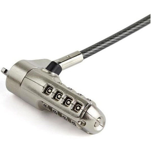 StarTech.com 2 m (6.6 ft.) Laptop Cable Lock - Nano-slot - Customizable Combination