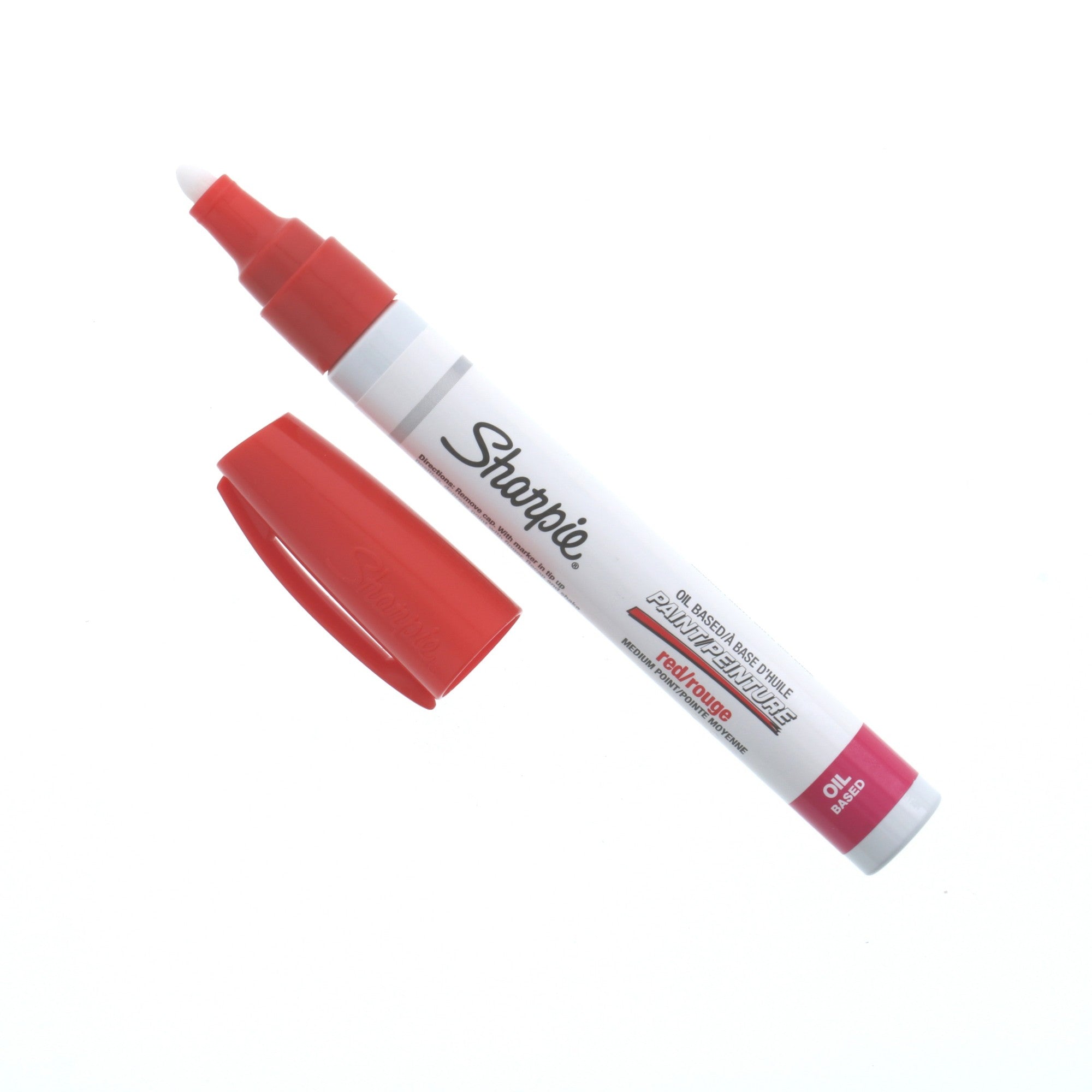 Permanent Paint Marker, Medium Bullet Tip, Red