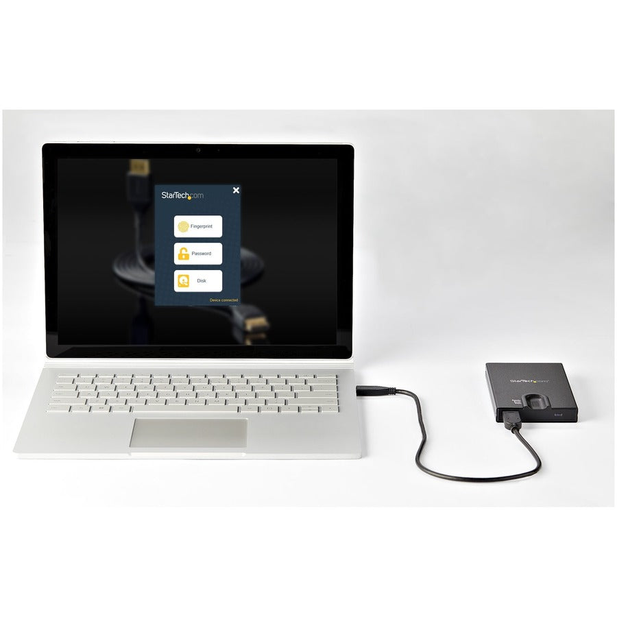 StarTech.com Drive Enclosure SATA/600 - USB 3.1 (Gen 1) Micro-B Host Interface External - Black - TAA Compliant